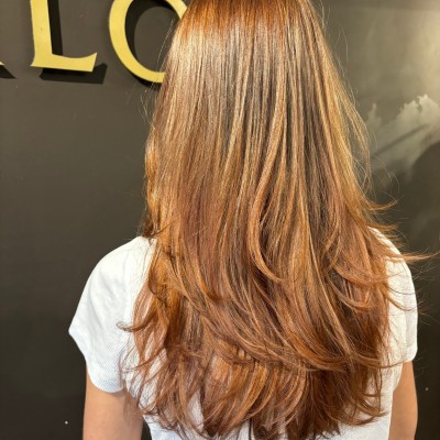 Perfect tone change! Natural but bold! #newhaircolour #organic #auburntones #shrewsbury #hairandbeautysalon #naturalhair Organic Colour Systems